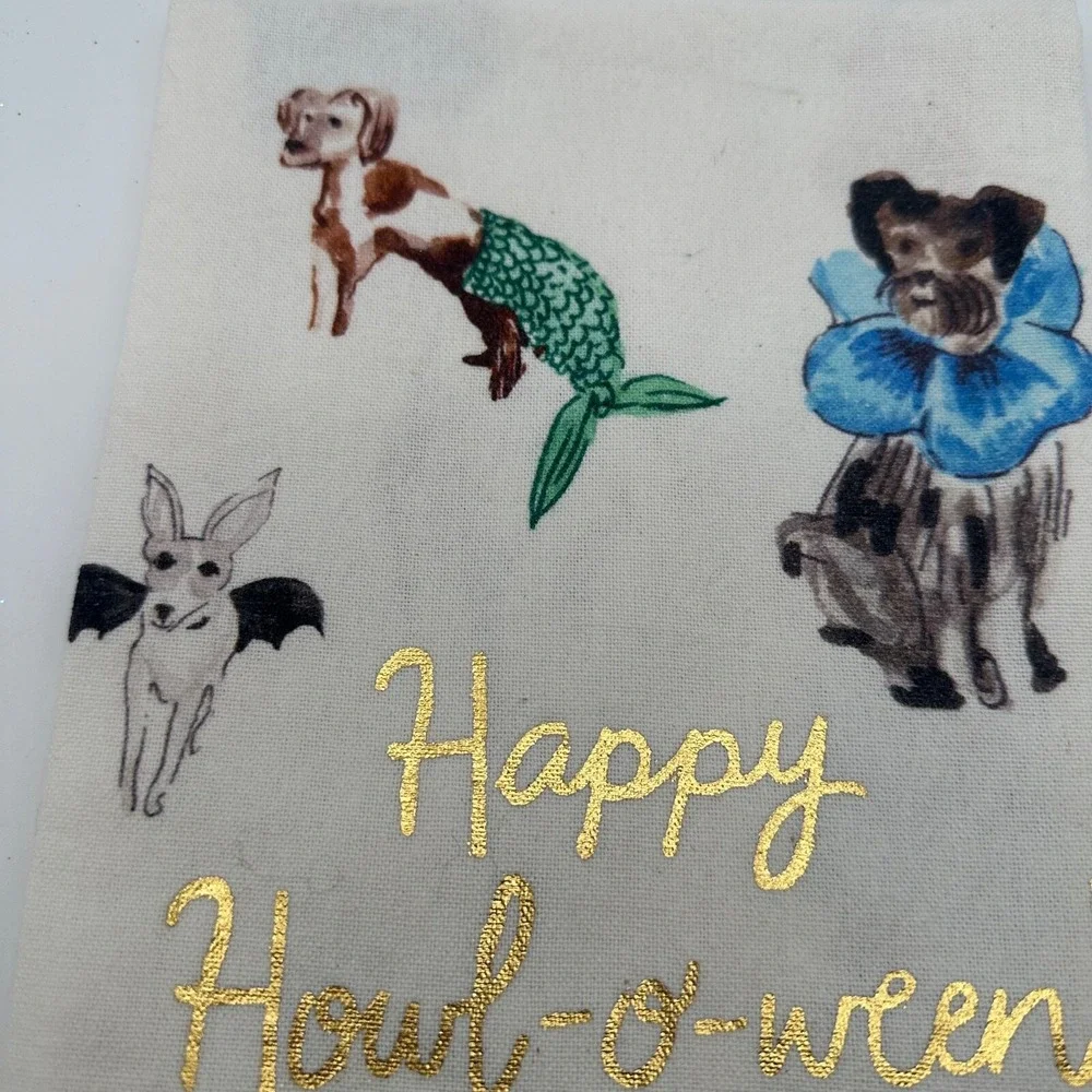Anthropoly Pauline‎ Happy Howl-oween Dish Towel 21